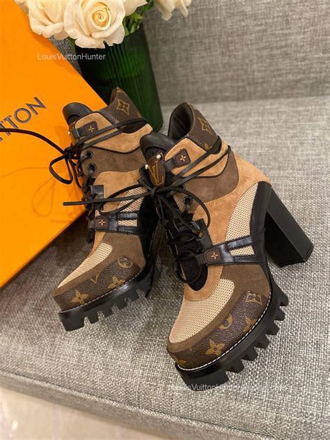 louis vuitton star trail ankle boots replica|lv combat boots women.